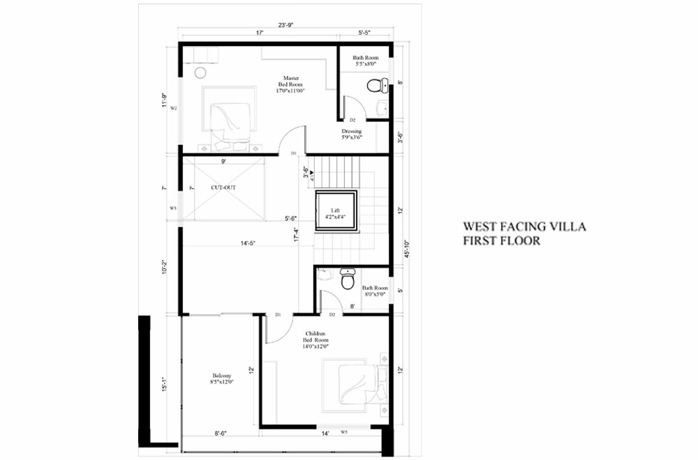 Floor Plan West