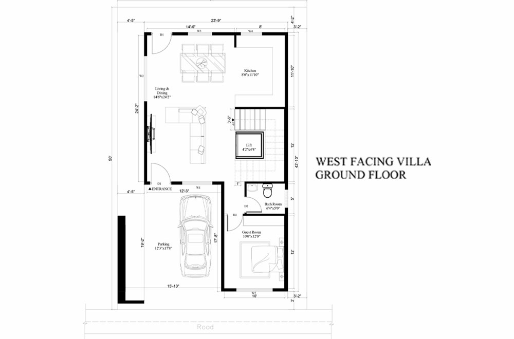 Floor Plan West